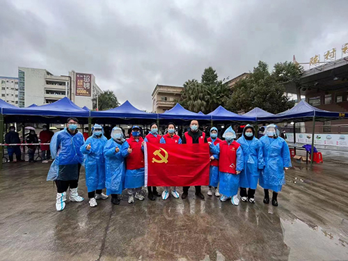 “疫”路有你 积极投身疫情防控一线 ——联昊通党支部志愿者再集结