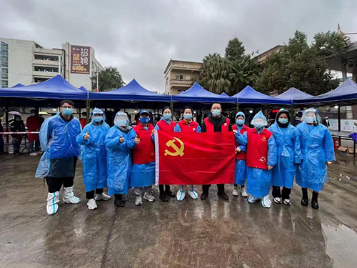“疫”路有你 积极投身疫情防控一线 ——联昊通党支部志愿者再集结